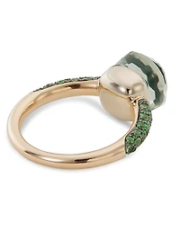 Nudo Petit Two-Tone 18K Gold & Multi-Gemstone Ring