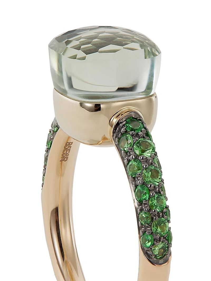 Nudo Petit Two-Tone 18K Gold & Multi-Gemstone Ring