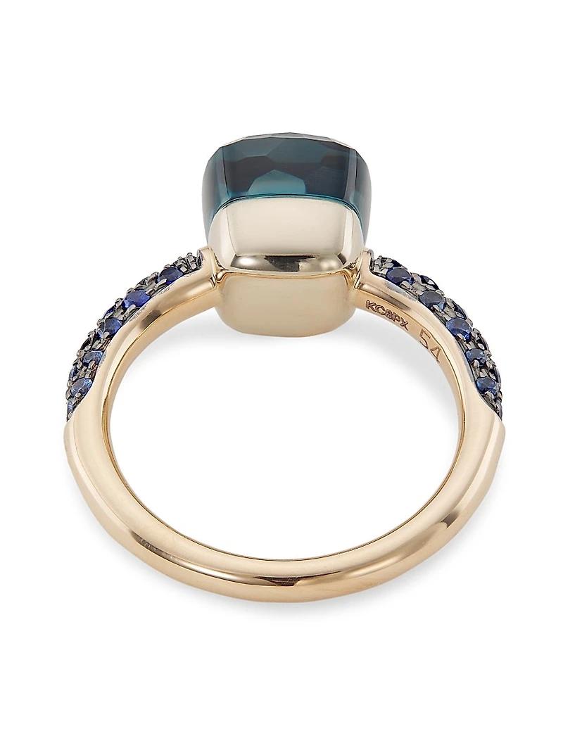 Nudo Classic Petit Two-Tone 18K Gold & Multi-Stone Ring