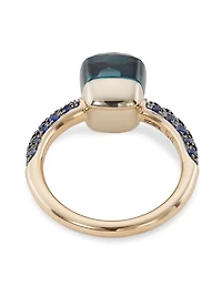 Nudo Classic Petit Two-Tone 18K Gold & Multi-Stone Ring