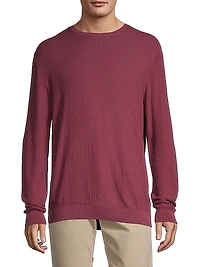 COLLECTION Bubble Knit Crewneck Sweater