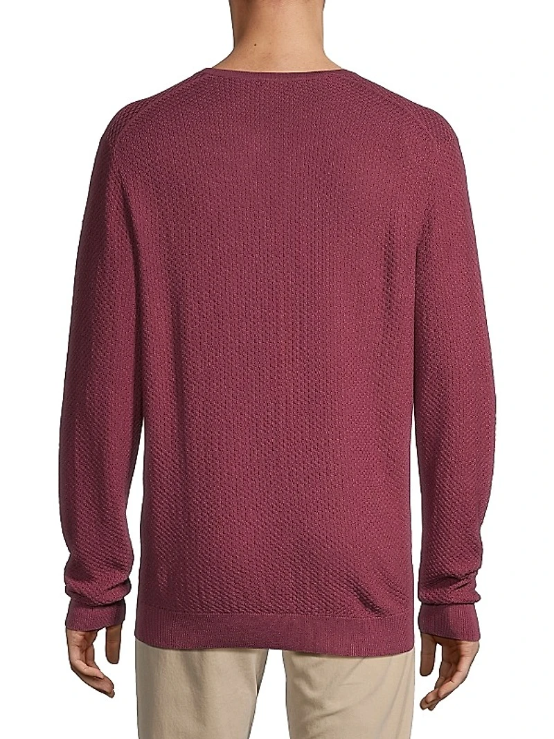 COLLECTION Bubble Knit Crewneck Sweater