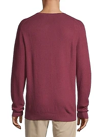 COLLECTION Bubble Knit Crewneck Sweater