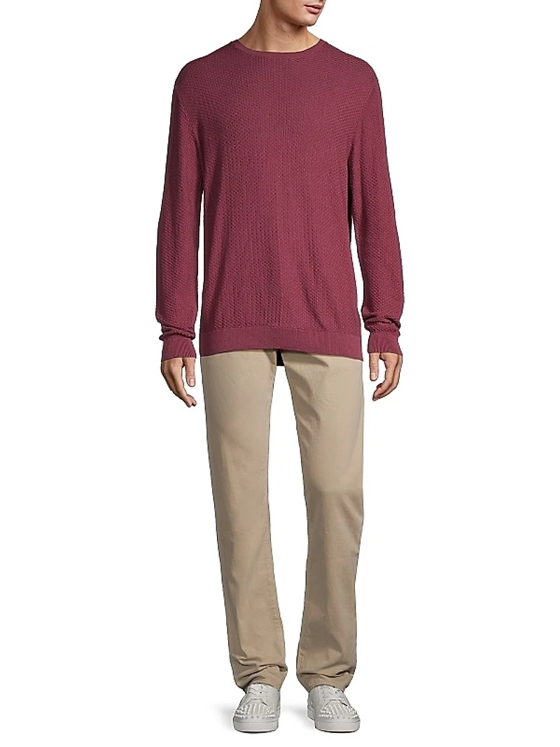 COLLECTION Bubble Knit Crewneck Sweater