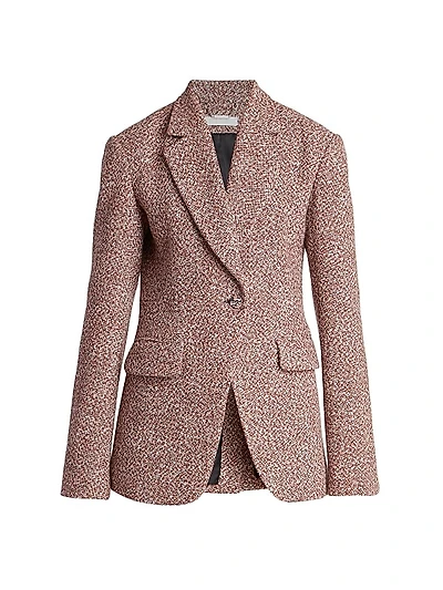 Tweed Single-Breasted Jacket