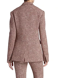 Tweed Single-Breasted Jacket
