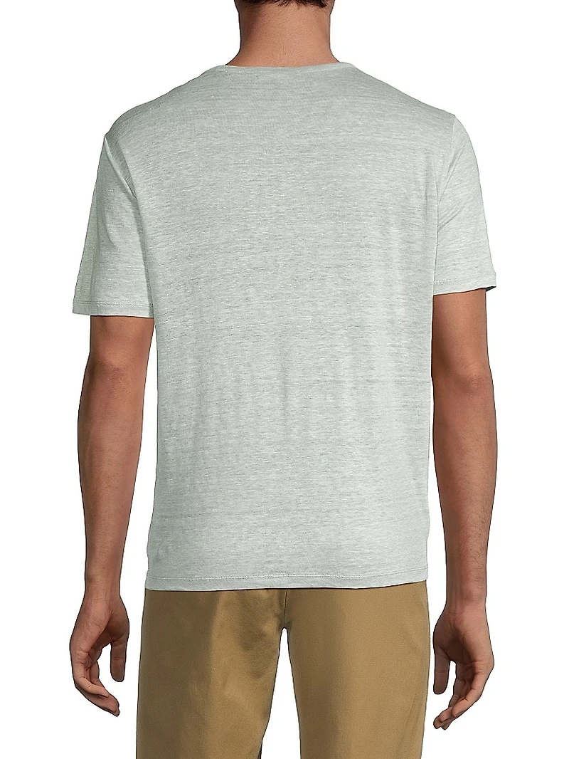 Linen Crewneck T-Shirt