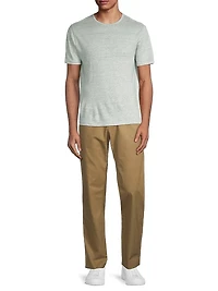 Linen Crewneck T-Shirt