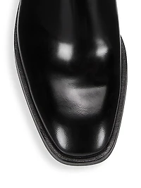Alexa 70MM Leather Ankle-Strap Booties