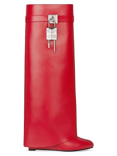 Shark Lock Boots Leather