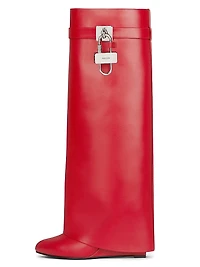 Shark Lock Boots Leather