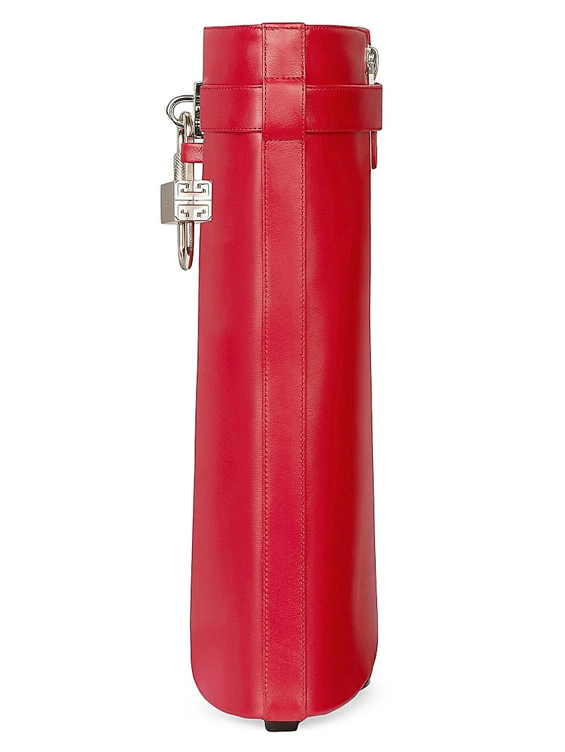 Shark Lock Ankle Boots in Leather