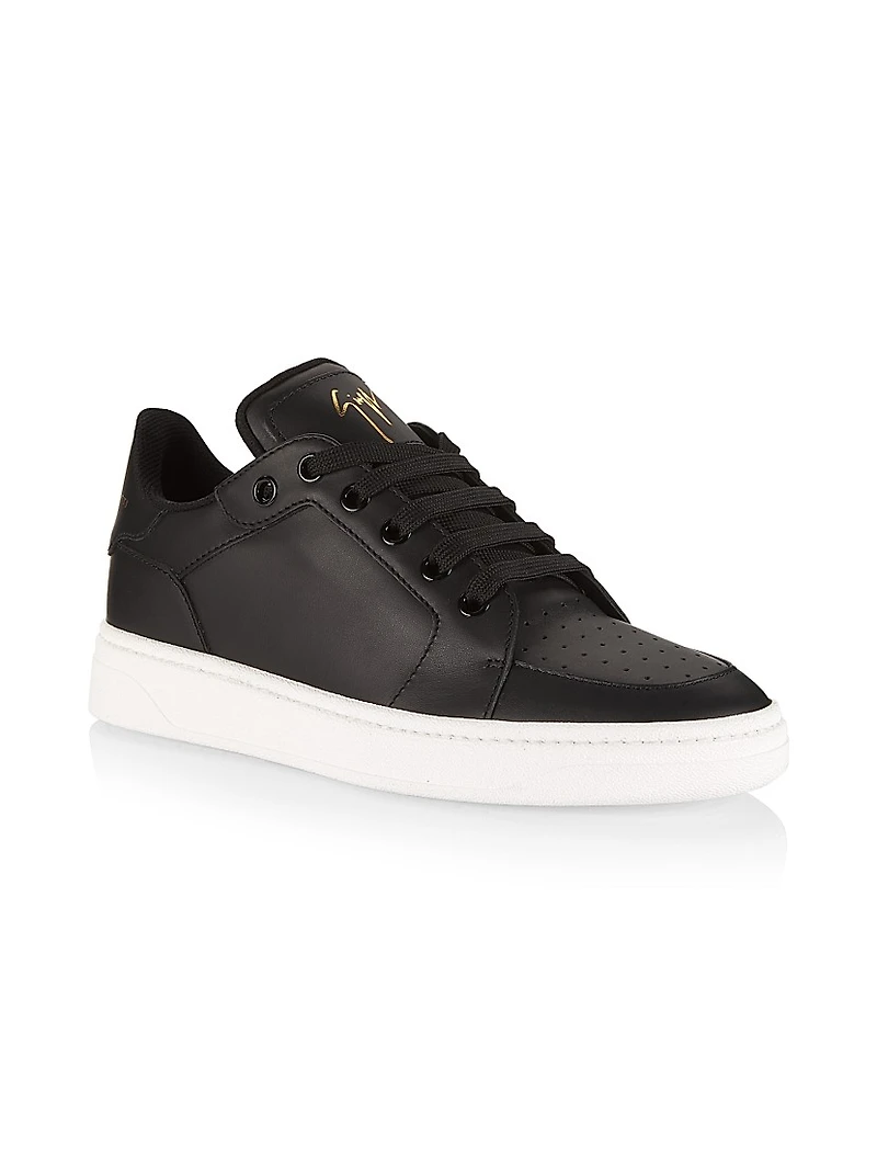Low-Top Leather Sneakers