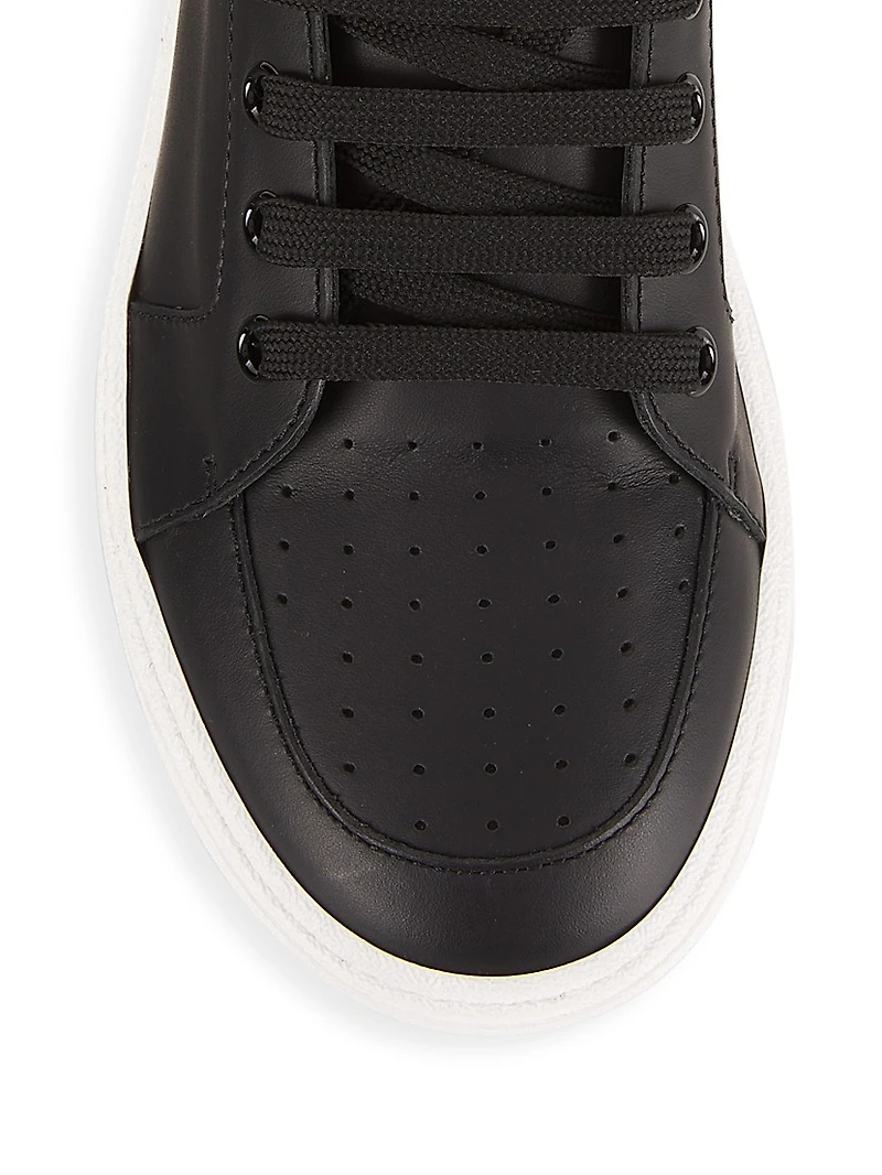 Low-Top Leather Sneakers