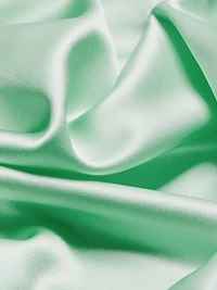 Knotted Charmeuse Knee-Length Dress