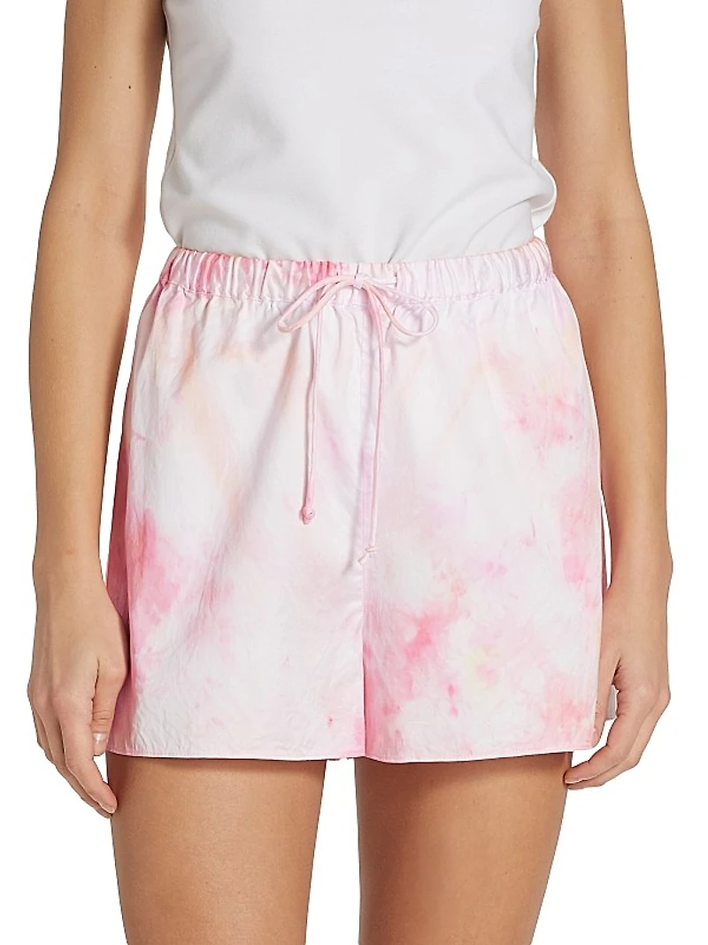 Tie-Dye Oversized Shorts