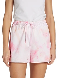 Tie-Dye Oversized Shorts