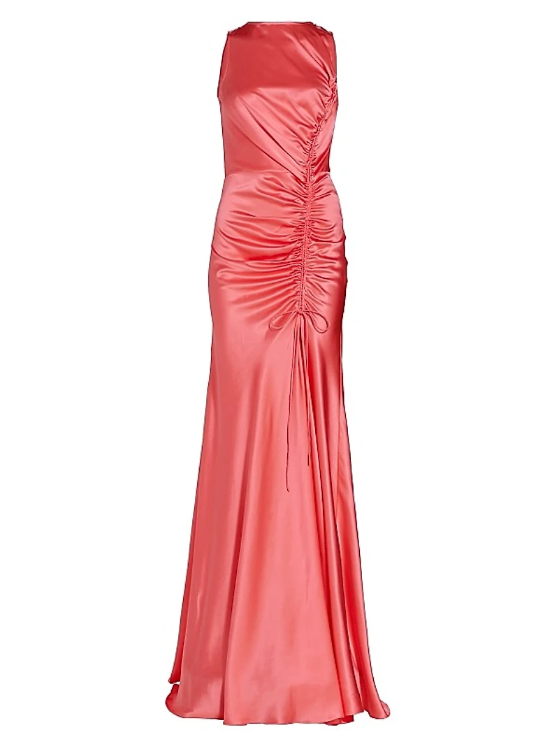 Ruched Charmeuse Gown