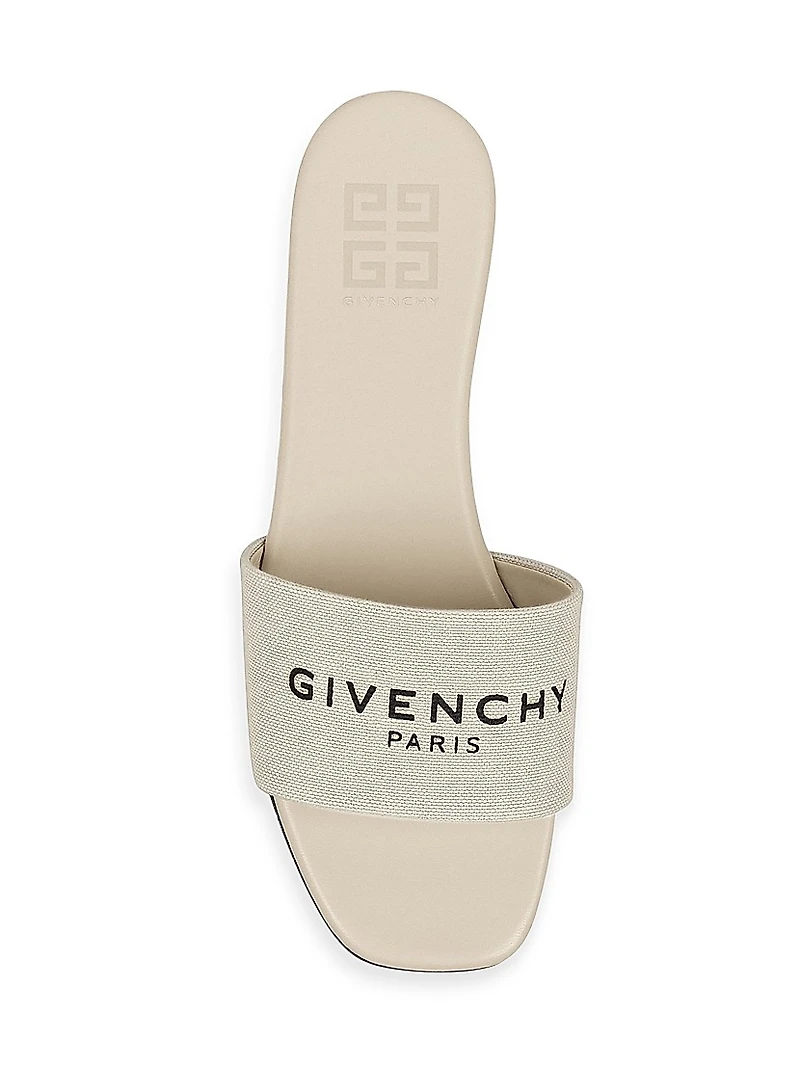 4G Flat Mules Canvas