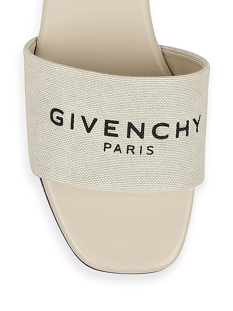 4G Flat Mules Canvas