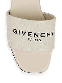 4G Flat Mules Canvas