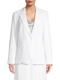 Hunter Crepe Chiffon Blazer