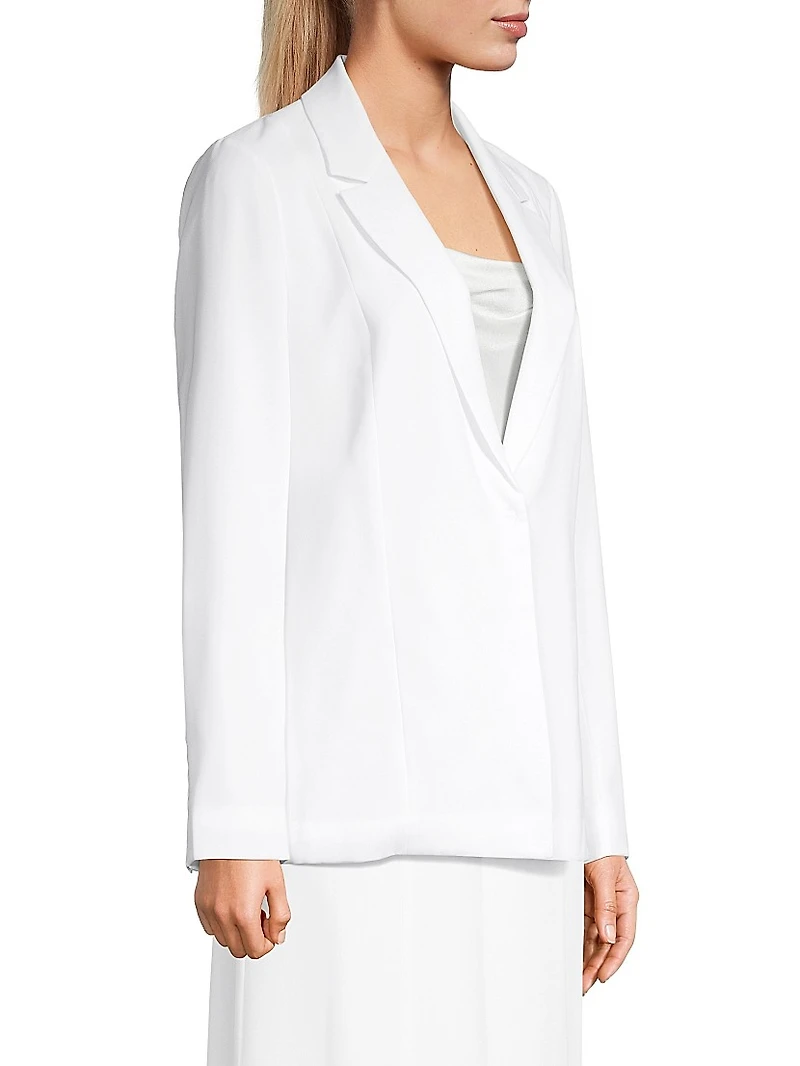 Hunter Crepe Chiffon Blazer