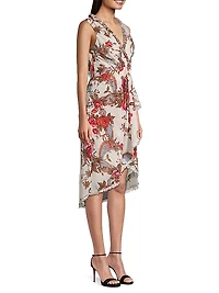 Carine Floral-Print Midi-Dress