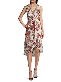 Carine Floral-Print Midi-Dress