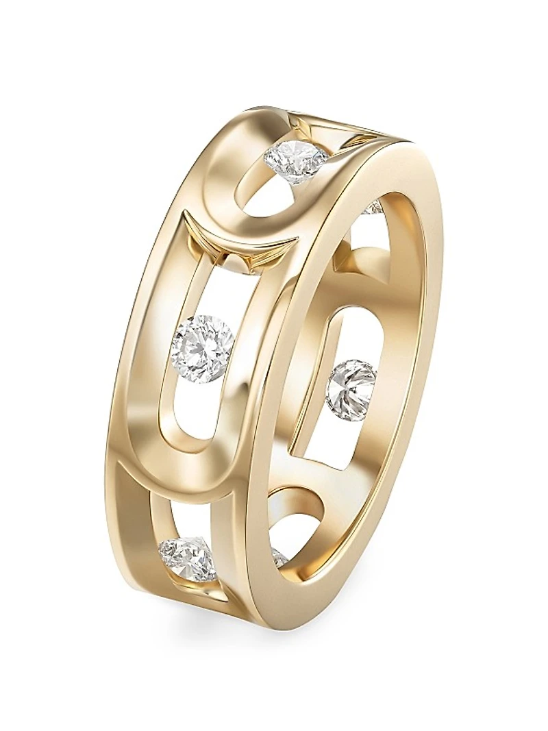 Kira 18K Yellow Gold & TCW Diamond Ring