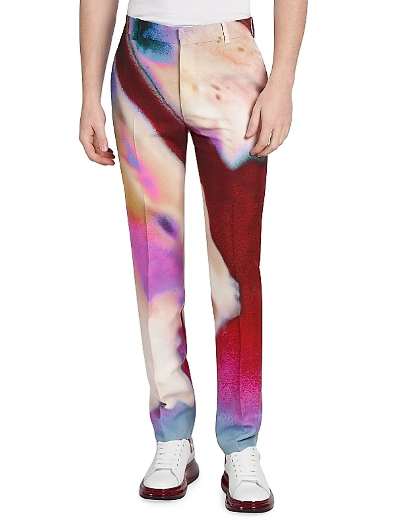 Graphic Cigarette Pants