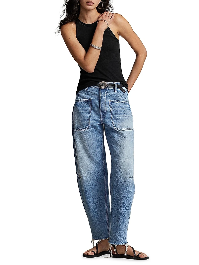 Rib-Knit Slim Tank