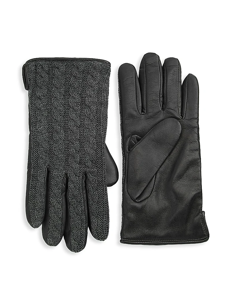 COLLECTION Wool & Leather Gloves