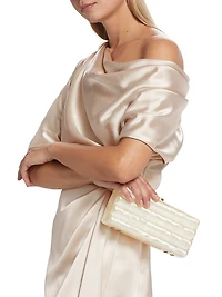 Draped Off-The-Shoulder Gown