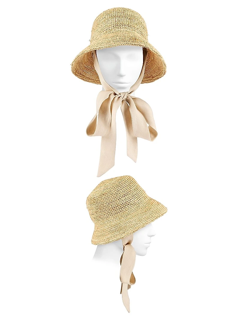 The Inca Raffia Bucket Hat