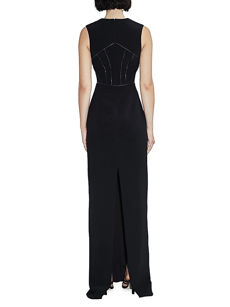 Sienna Flash Piped Gown
