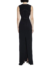 Sienna Flash Piped Gown
