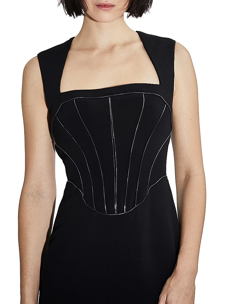 Sienna Flash Piped Gown