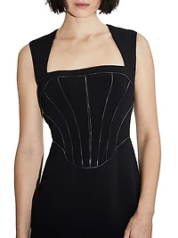 Sienna Flash Piped Gown