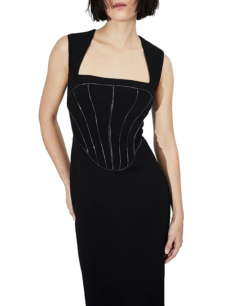 Sienna Flash Piped Gown