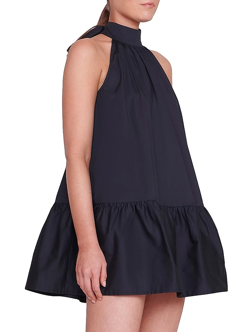Marlowe Halter Flounce Minidress