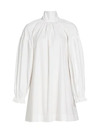 Tie-Neck Shift Dress