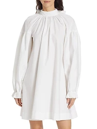 Tie-Neck Shift Dress