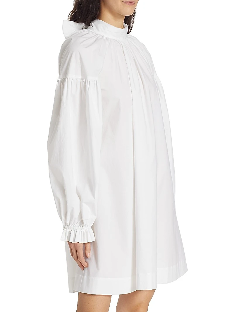 Tie-Neck Shift Dress
