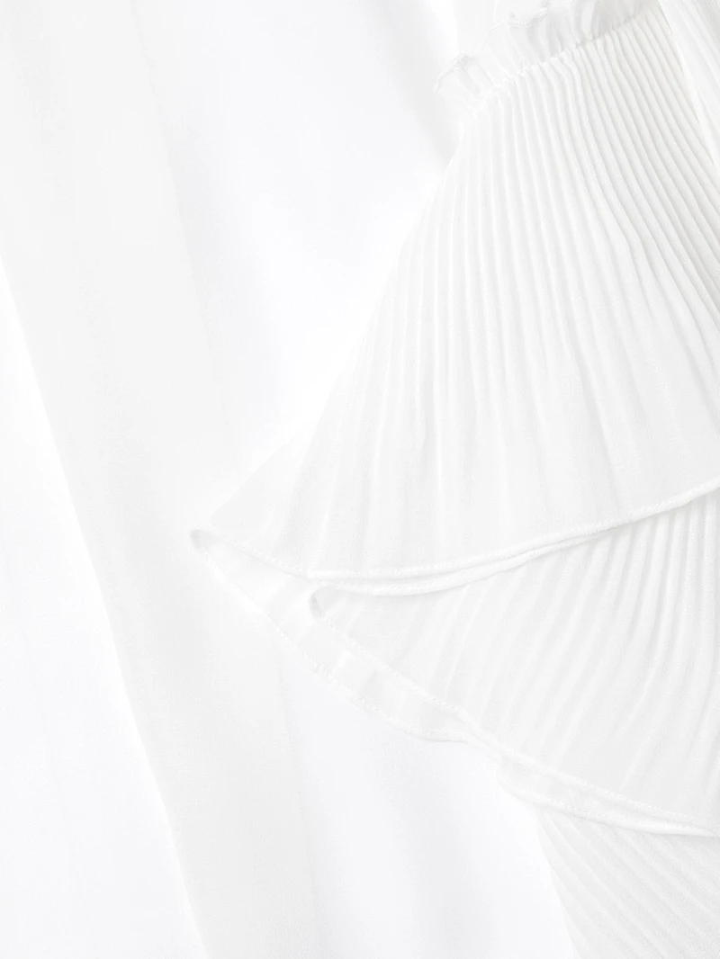 Laura One-Shoulder Ruffled Maxi Dress