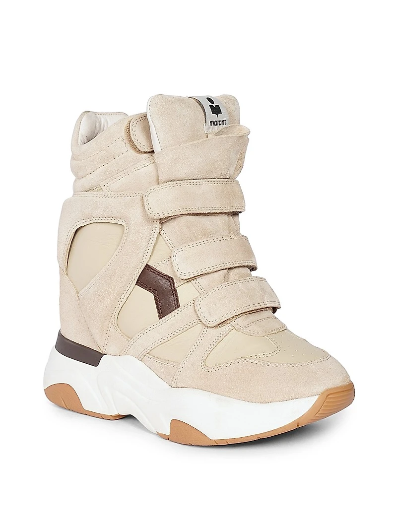 Balskee Leather High-Top Sneakers