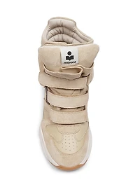 Balskee Leather High-Top Sneakers