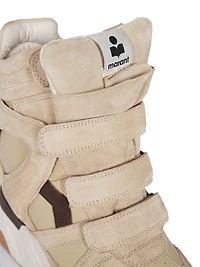 Balskee Leather High-Top Sneakers