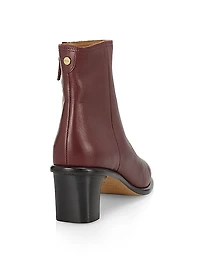 Gelda 50MM Leather Ankle Boots