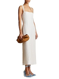 Fabia Crisscross-Back Midi-Dress